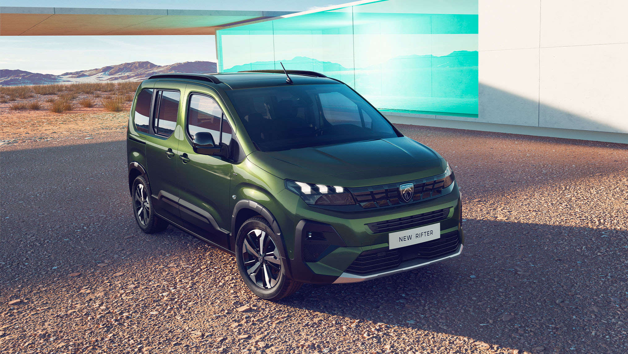 Peugeot Rifter, вигляд спереду з правого боку